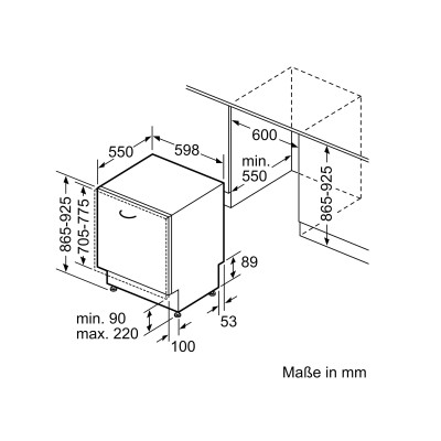 Lavastoviglie da incasso NEFF Classe C