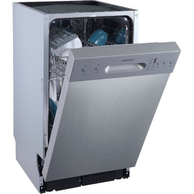 Lavastoviglie sottopiano HANSEATIC 45cm pannello acciaio inox