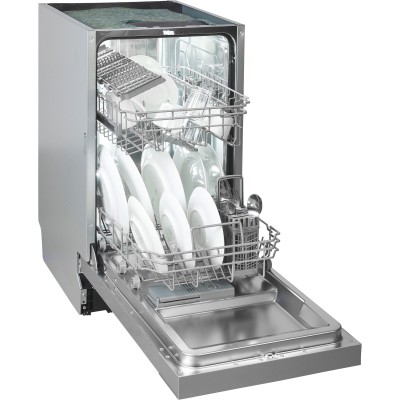 Lavastoviglie sottopiano HANSEATIC 45cm pannello argento