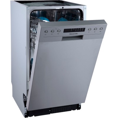 Lavastoviglie sottopiano HANSEATIC 45cm pannello argento