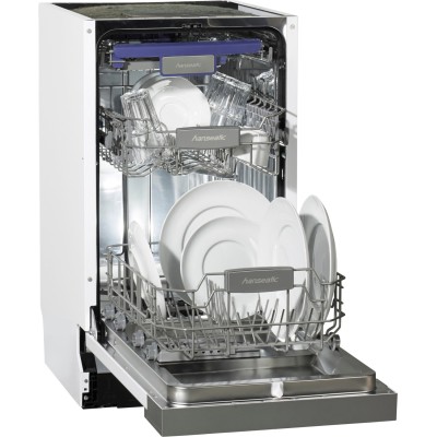 Lavastoviglie sottopiano HANSEATIC 45cm pannello acciaio inox