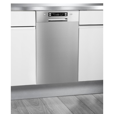 Lavastoviglie sottopiano HANSEATIC 45cm pannello acciaio inox