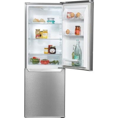 Frigorifero combinato HANSEATIC 143cm  acciaio inossidabile