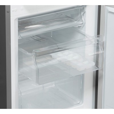 Frigorifero combinato HANSEATIC 143cm  acciaio inossidabile