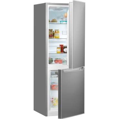 Frigorifero combinato HANSEATIC 143cm  acciaio inossidabile