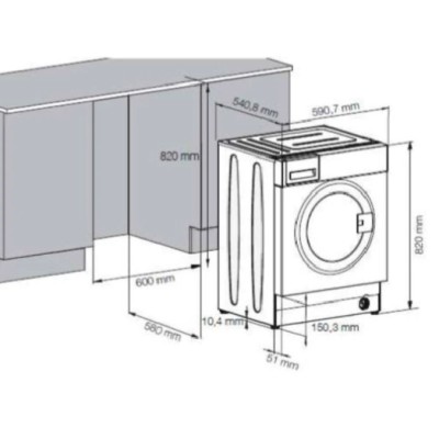 Lavatrice da incasso Beko 7kg