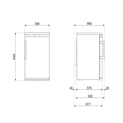 Smeg Frigorifero Con cella colore bianco