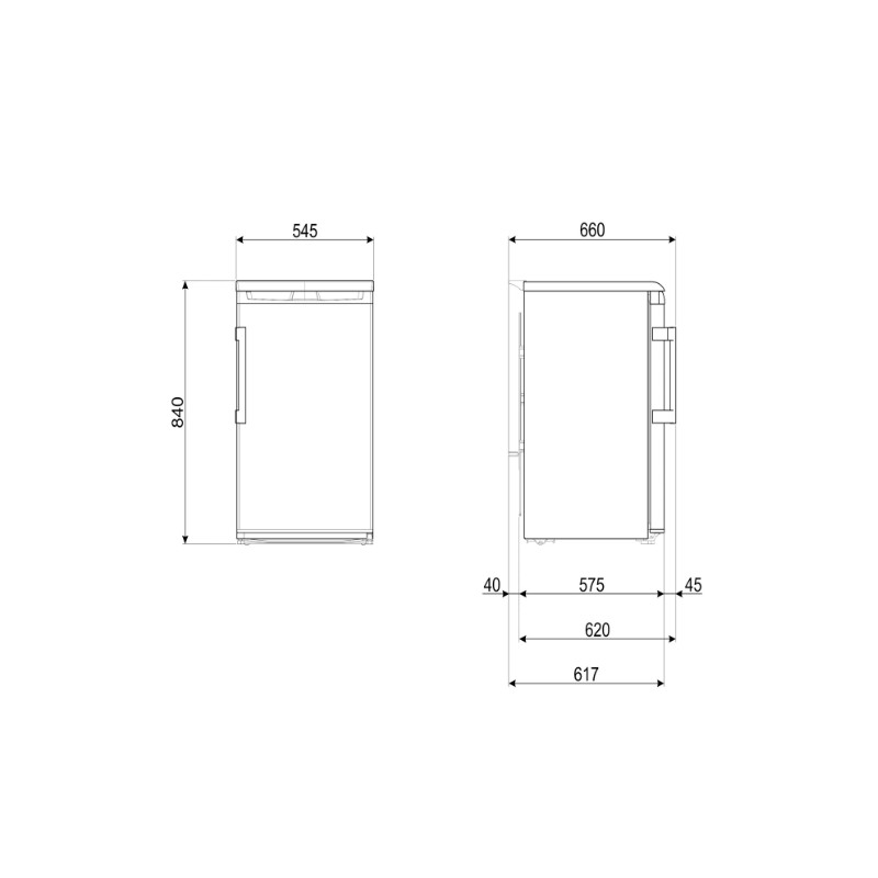 Smeg Frigorifero Con cella colore bianco