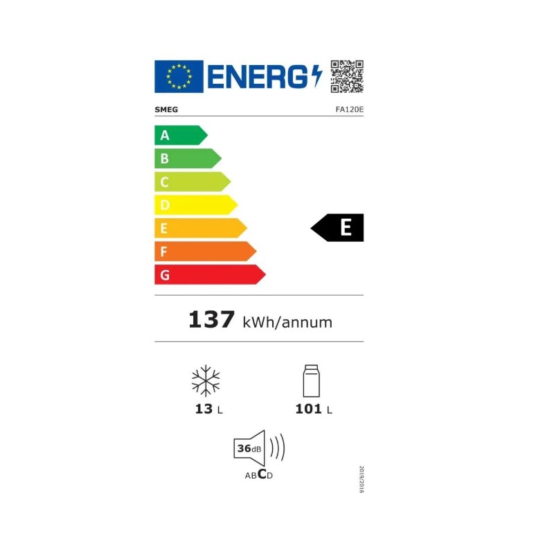 Smeg Frigorifero Con cella colore bianco