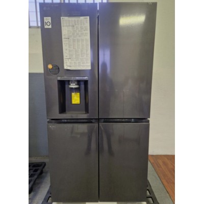 Frigorifero LG a 4 porte 91cm acciaio nero