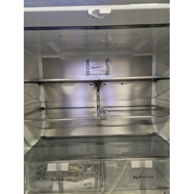 Frigorifero LG a 4 porte 91cm acciaio nero