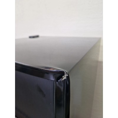 Frigo Vetrina per bevande 237 Litri Porta Vetro Nero