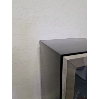 Frigo Vetrina per bevande 237 Litri Porta Vetro Nero