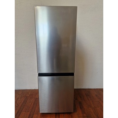 Frigorifero combinato HANSEATIC 143cm  acciaio inossidabile