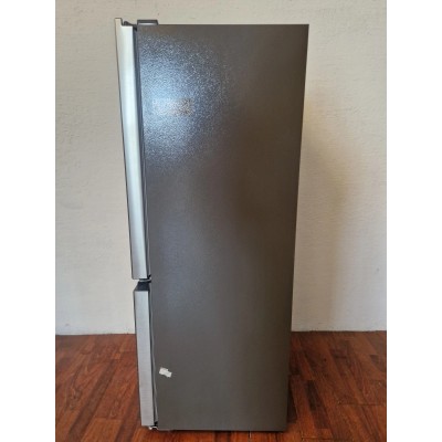 Frigorifero combinato HANSEATIC 143cm  acciaio inossidabile