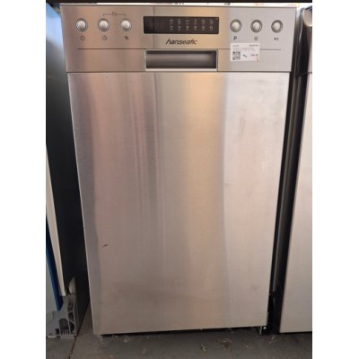 Lavastoviglie sottopiano HANSEATIC 45cm pannello acciaio inox