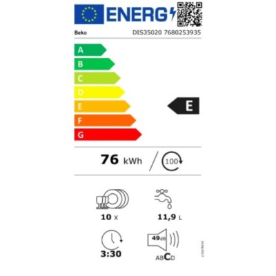 Lavastoviglie Beko a Scomparsa Totale 45 cm Slim