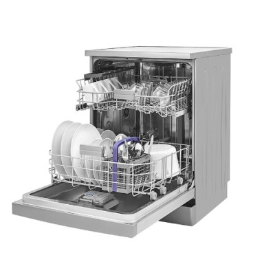 Lavastoviglie a libera installazione cm. 60 - 14 coperti - inox perlato