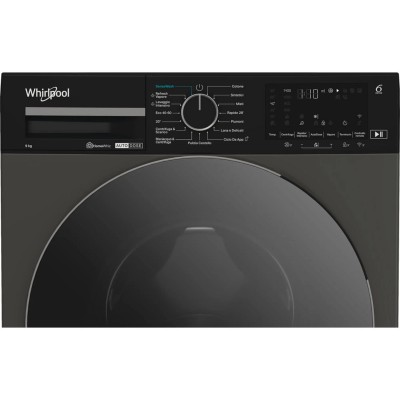 Lavatrice Caricamento frontale Whirlpool 9 kg Grigio Classe A WPM 911G ADS IT