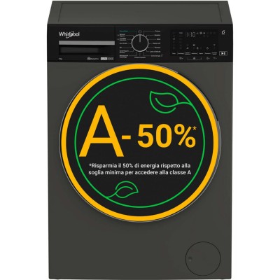 Lavatrice Caricamento frontale Whirlpool 9 kg Grigio Classe A WPM 911G ADS IT