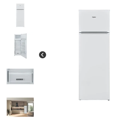 Frigorifero doppia porta Bianco Whirlpool
